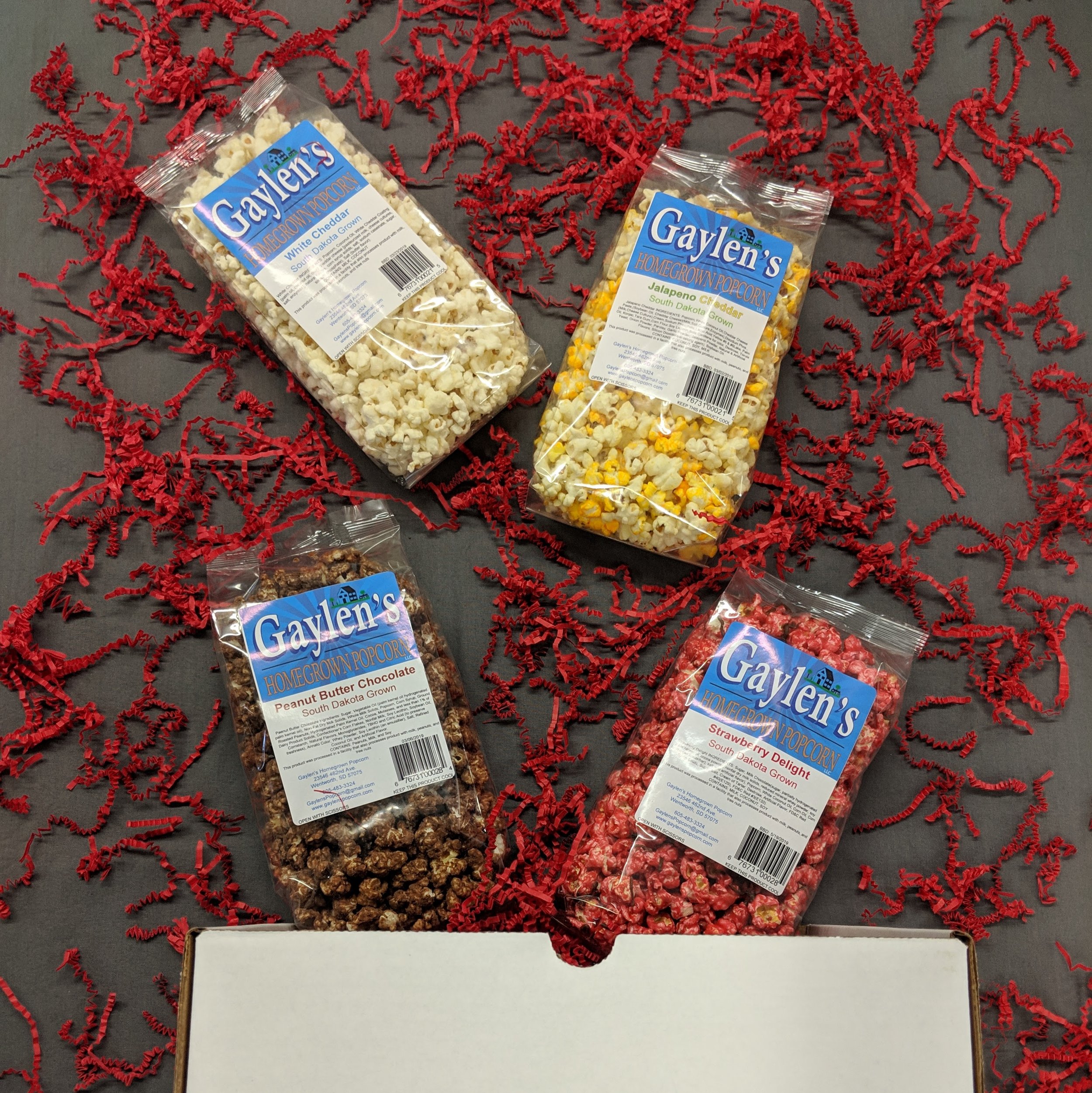 Monthly Popcorn Box (3 MONTHS) — Gaylen's Gourmet Popcorn